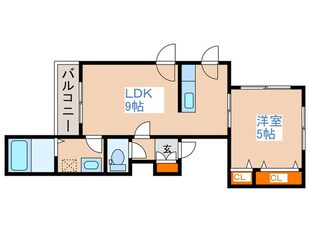 EKIMAE47の物件間取画像